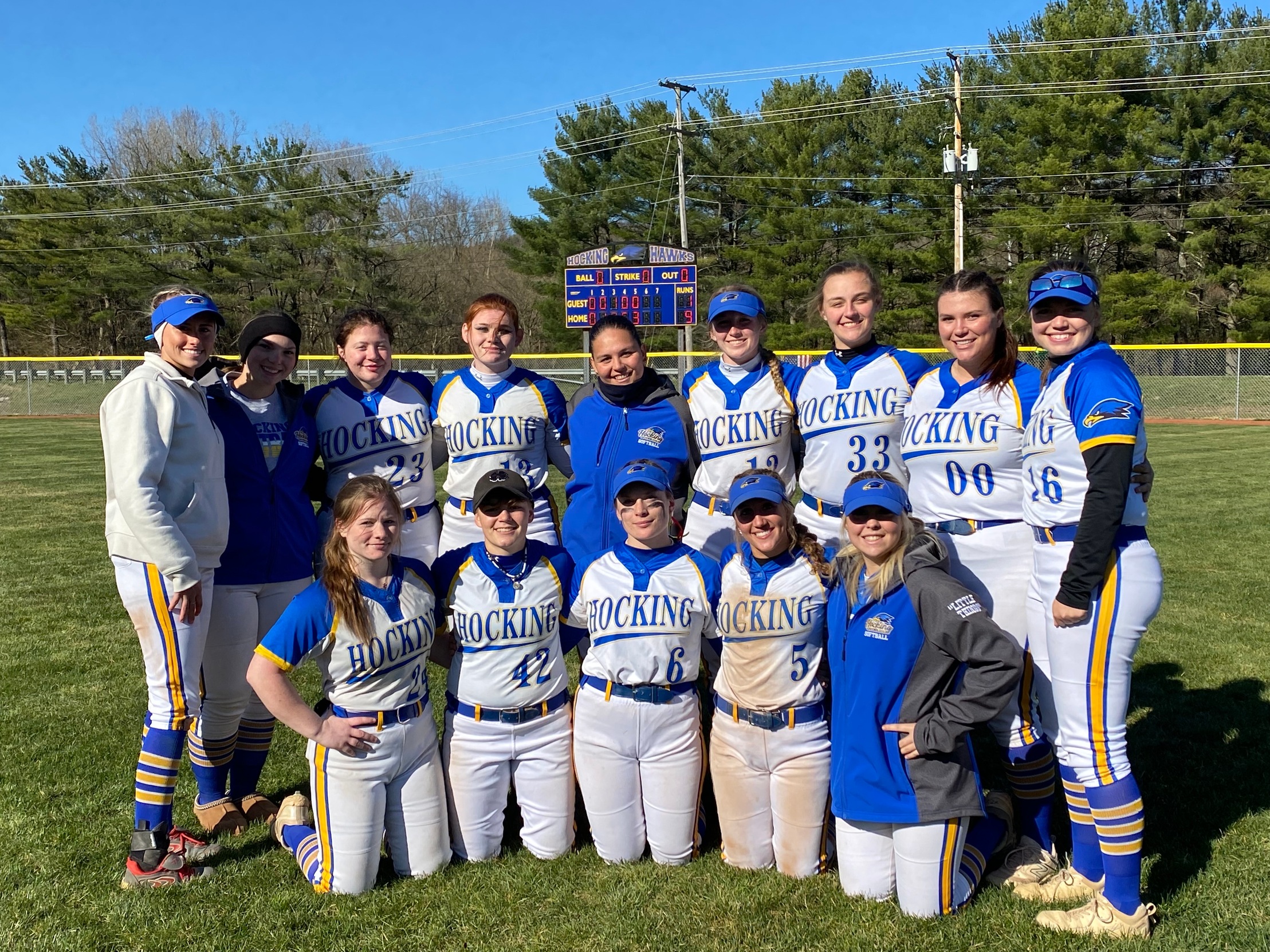 Hawks open new softball complex with Sunday Sweep